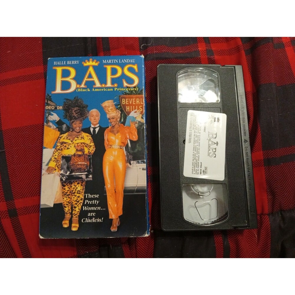 Vintage B.A.P.S aka Black American Princesses VHS 1997 BAPS Halle Berry